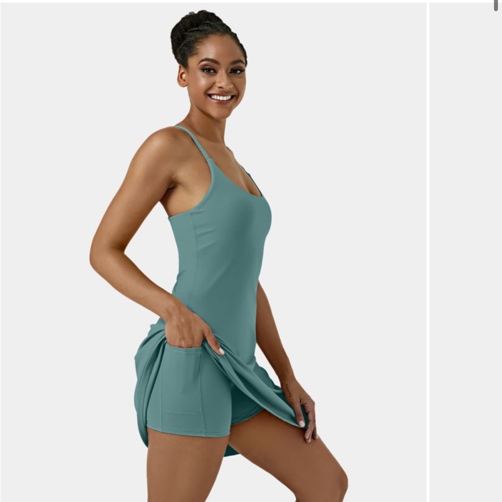 HALARA Blue Mini Dress Sleek and Stylish